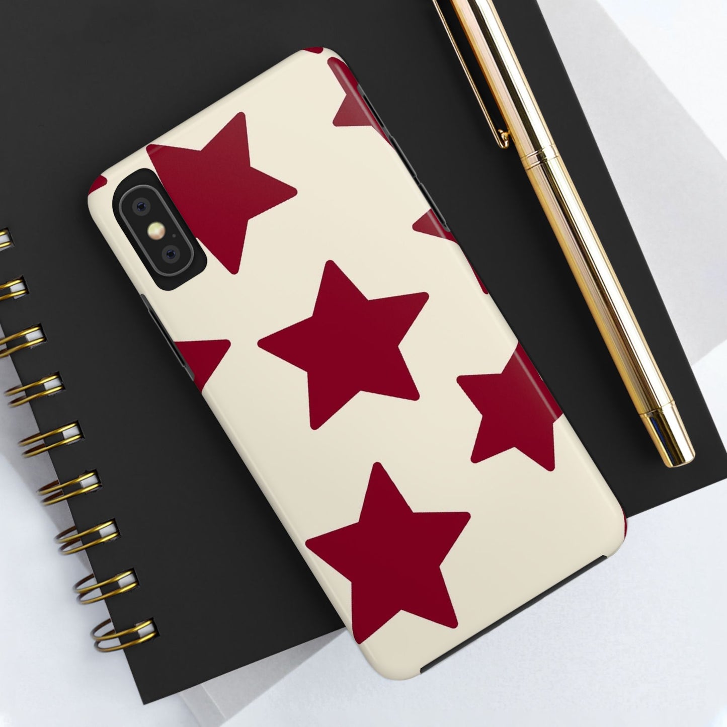 Stellar Red Pattern Phone Case