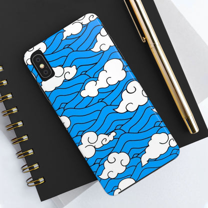 Cartoon Clouds Pattern Phone Case