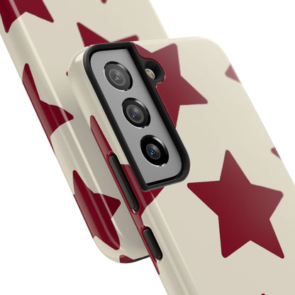 Stellar Red Pattern Phone Case