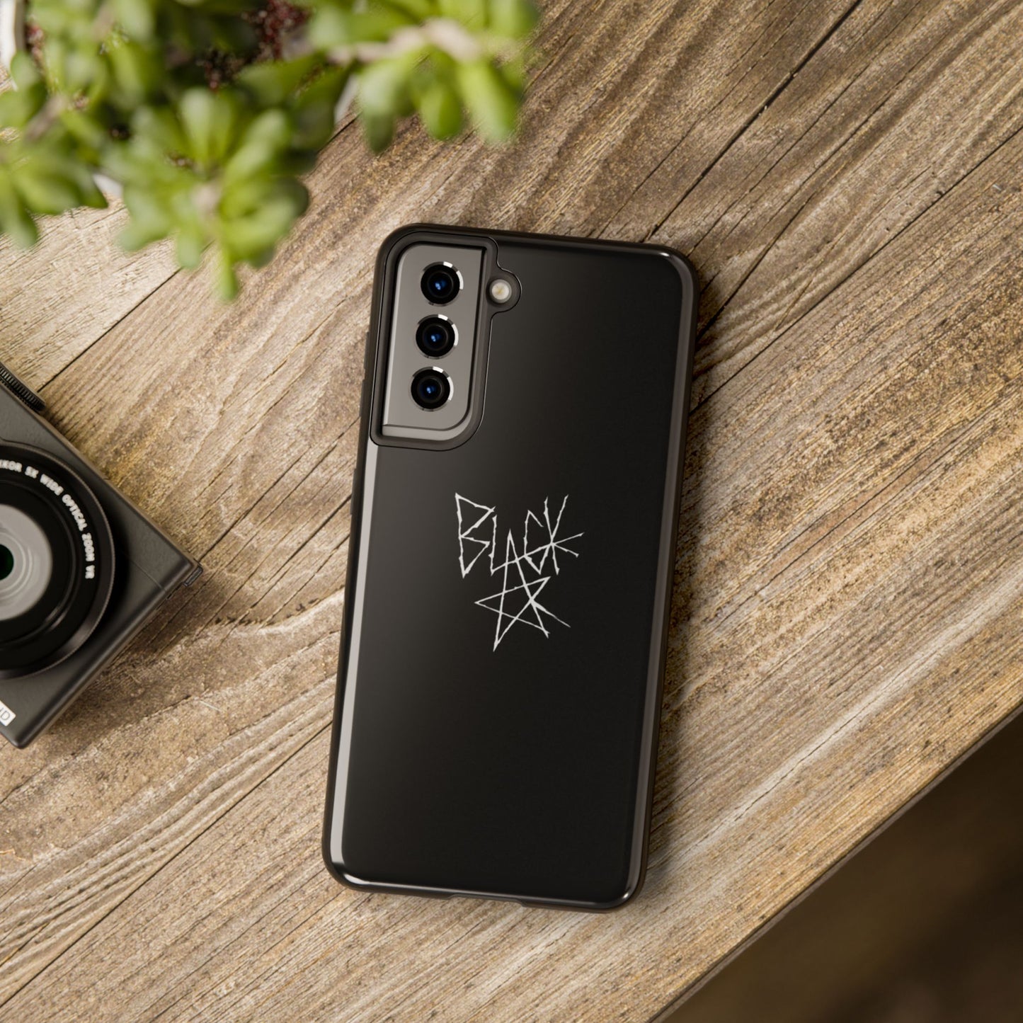 Black Star Phone Case