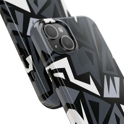 Abstract Black Pattern Phone Case