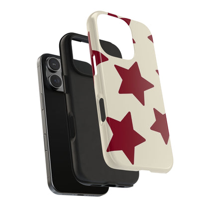 Stellar Red Pattern Phone Case