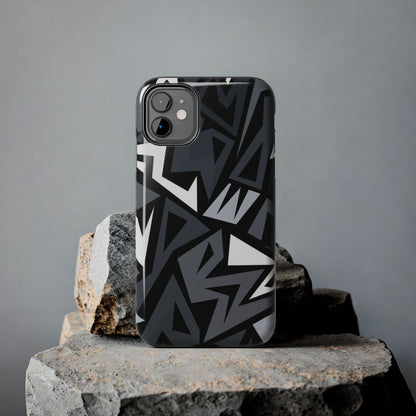 Abstract Black Pattern Phone Case