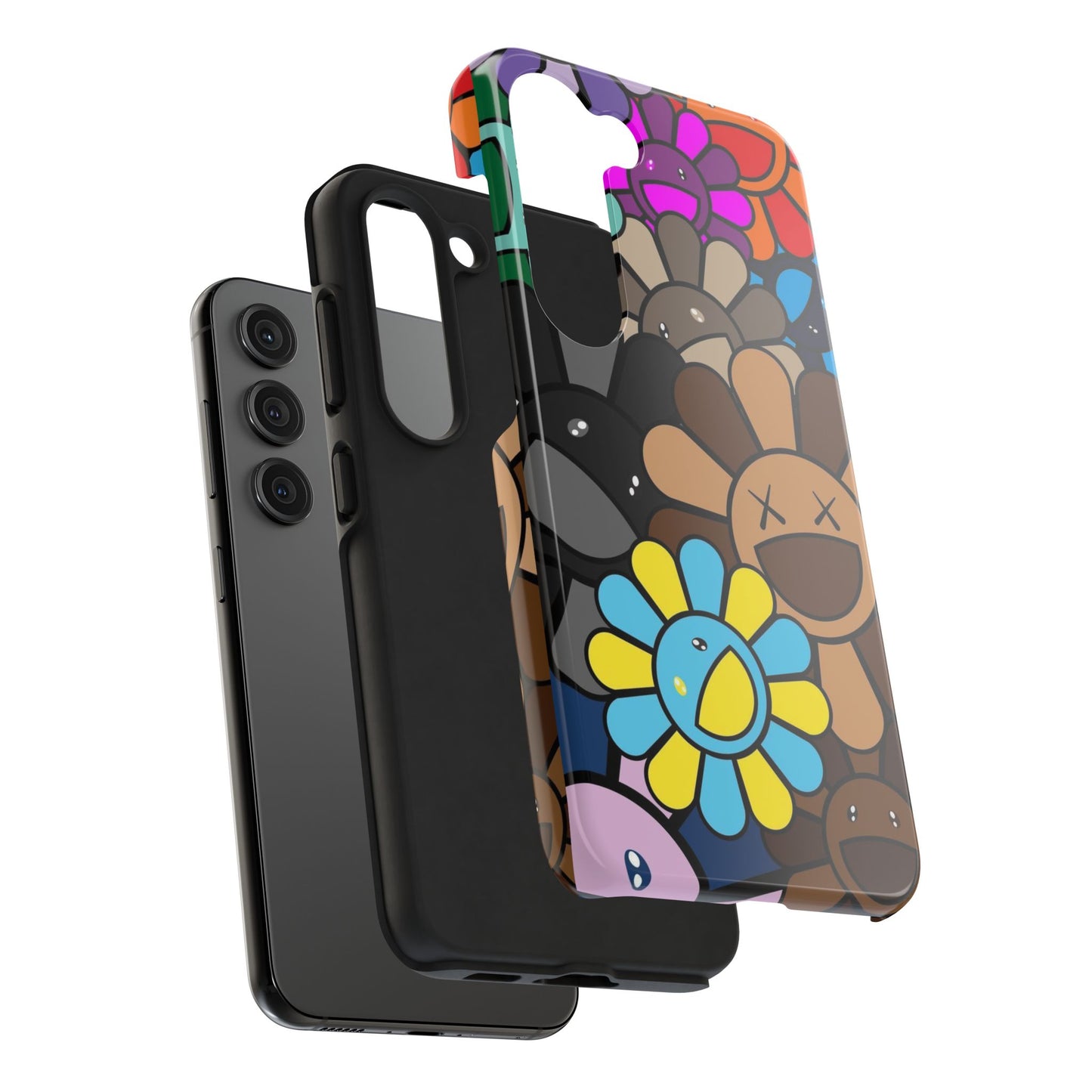 Rainbow Smiles Bloom Pattern Phone Case