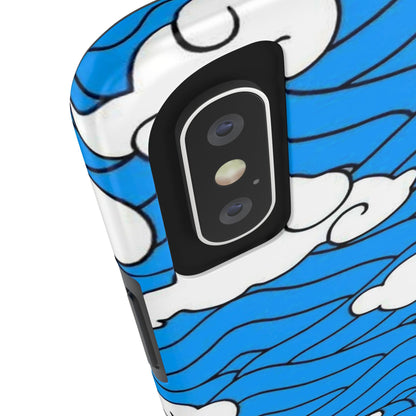 Cartoon Clouds Pattern Phone Case