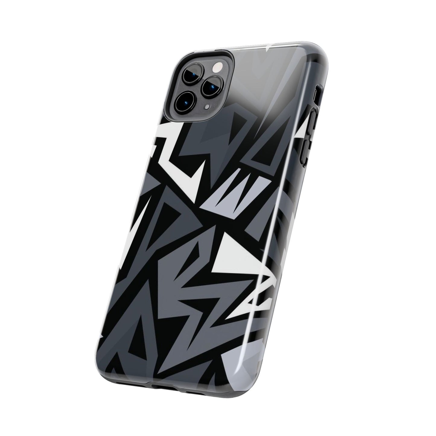 Abstract Black Pattern Phone Case