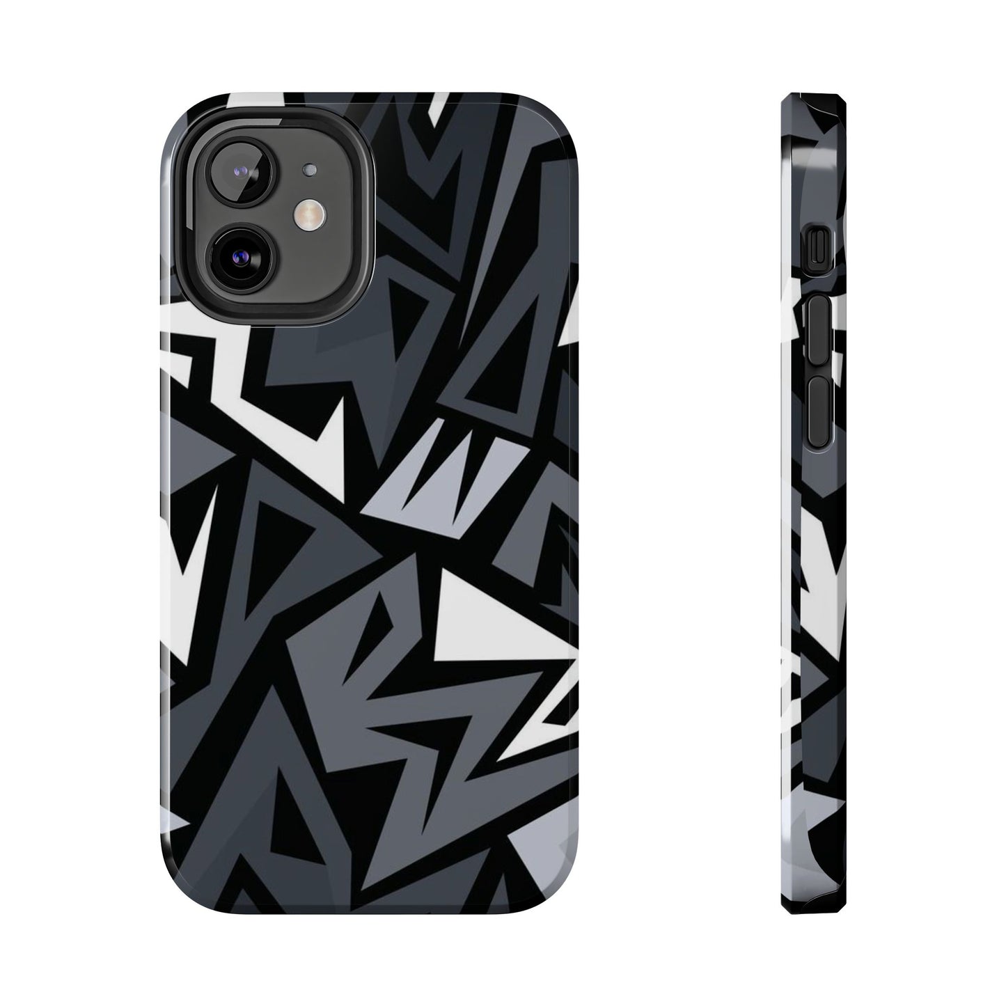 Abstract Black Pattern Phone Case