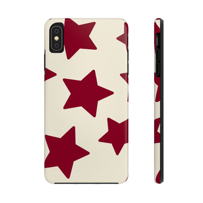 Stellar Red Pattern Phone Case
