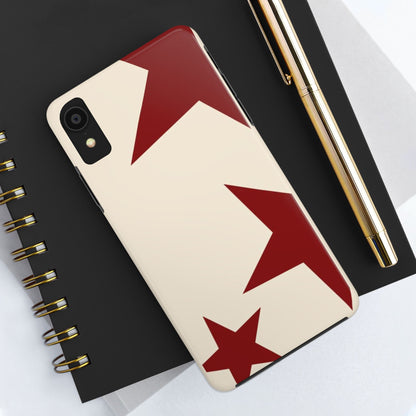 Stellar Red Pattern Phone Case