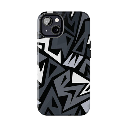 Abstract Black Pattern Phone Case