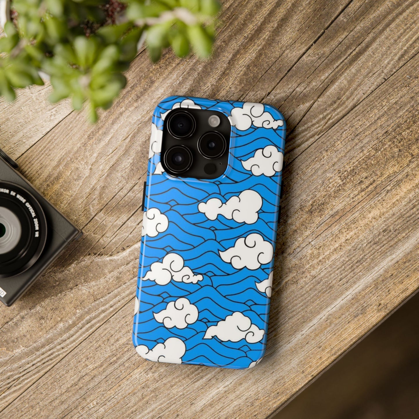 Cartoon Clouds Pattern Phone Case