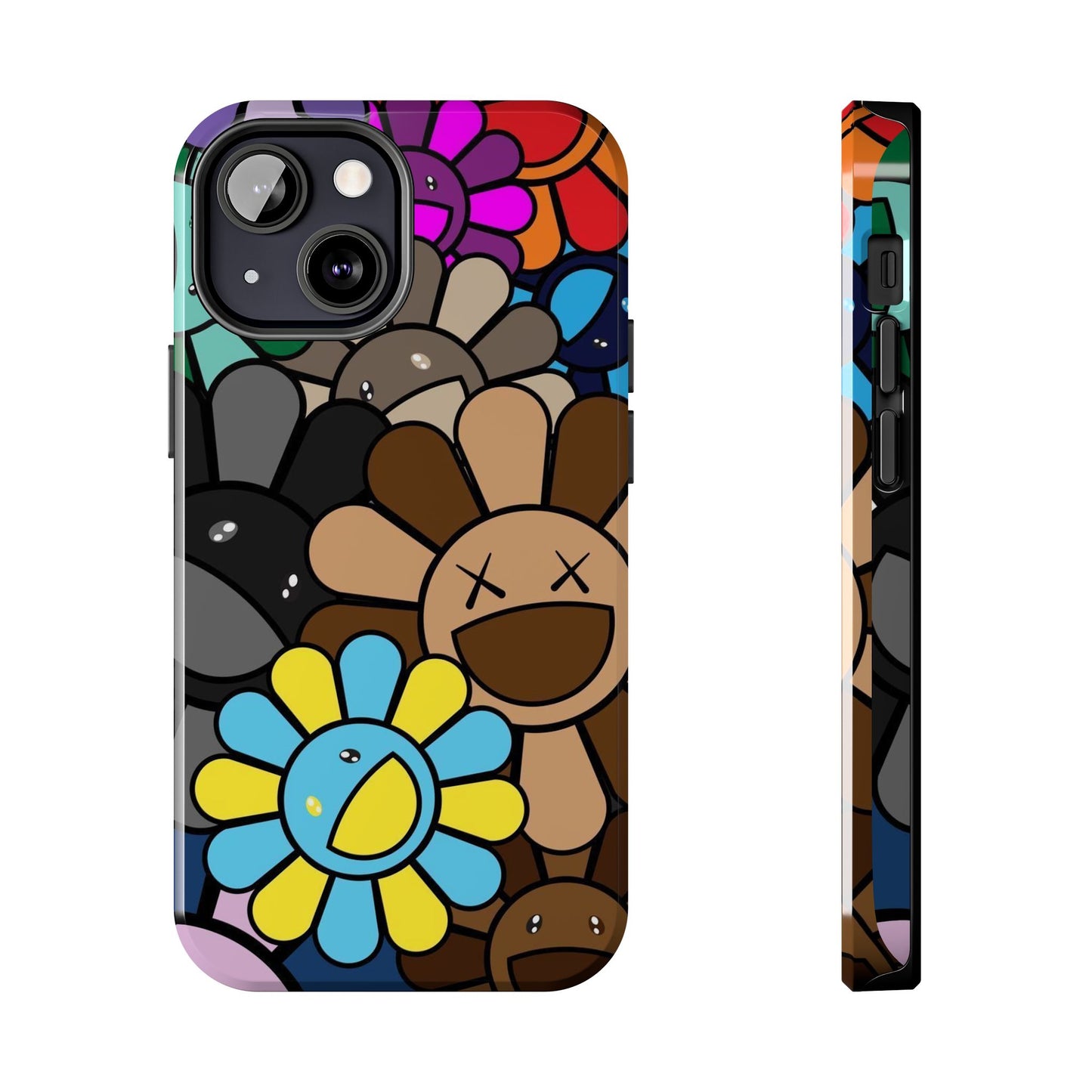 Rainbow Smiles Bloom Pattern Phone Case