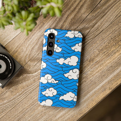 Cartoon Clouds Pattern Phone Case