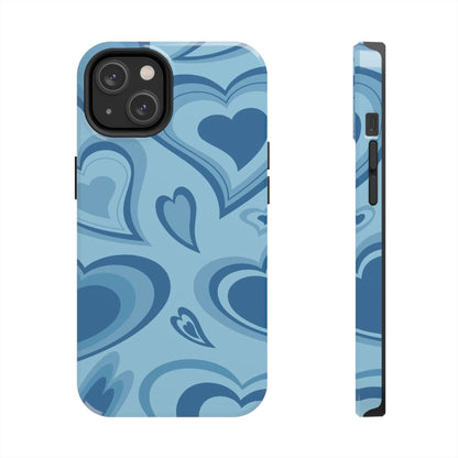 Blue Hearts Pattern Phone Case