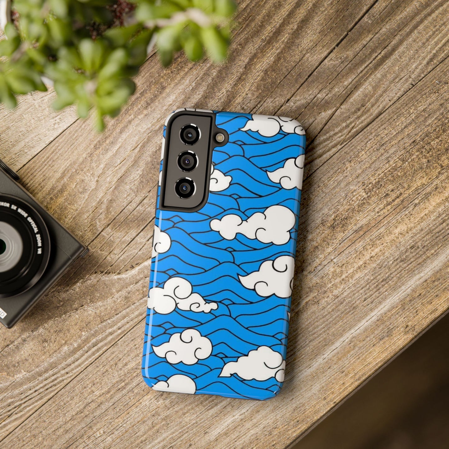 Cartoon Clouds Pattern Phone Case