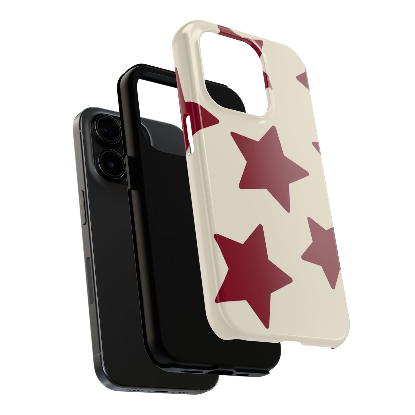 Stellar Red Pattern Phone Case