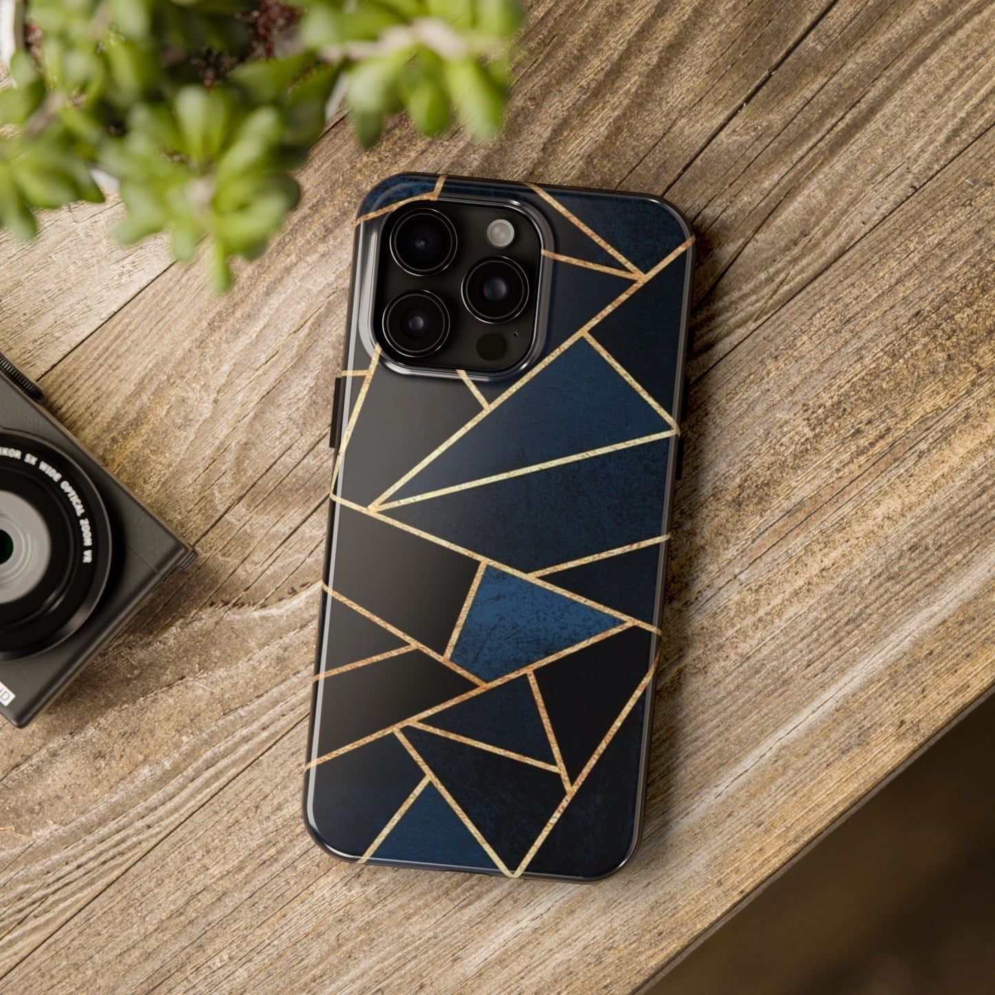 Midnight Geometrics Pattern Phone Case