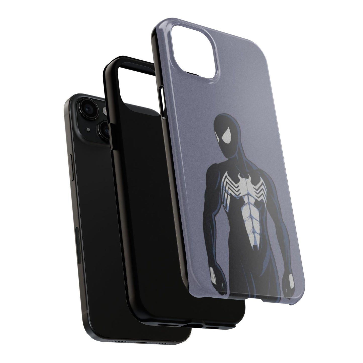 Black Spiderman Phone Cases