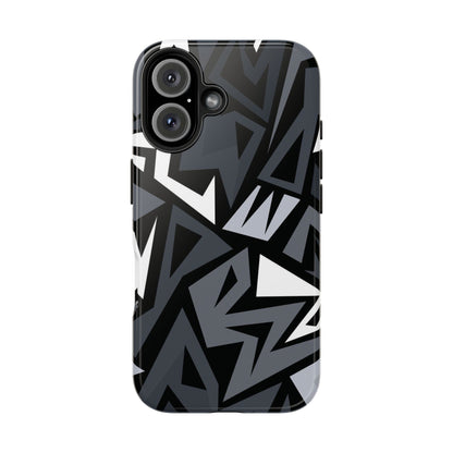Abstract Black Pattern Phone Case