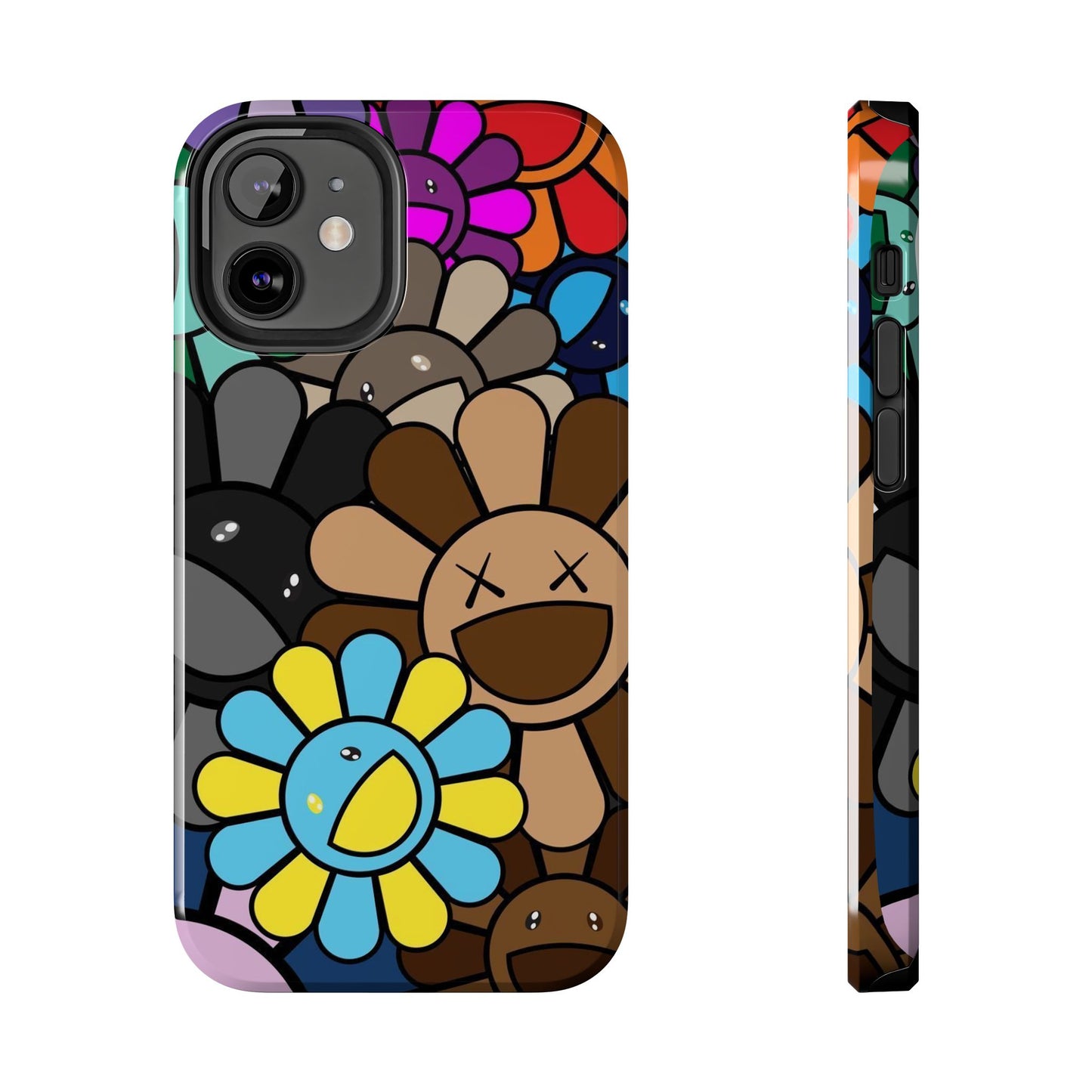 Rainbow Smiles Bloom Pattern Phone Case