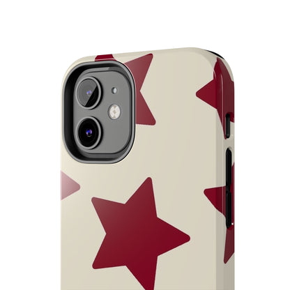 Stellar Red Pattern Phone Case