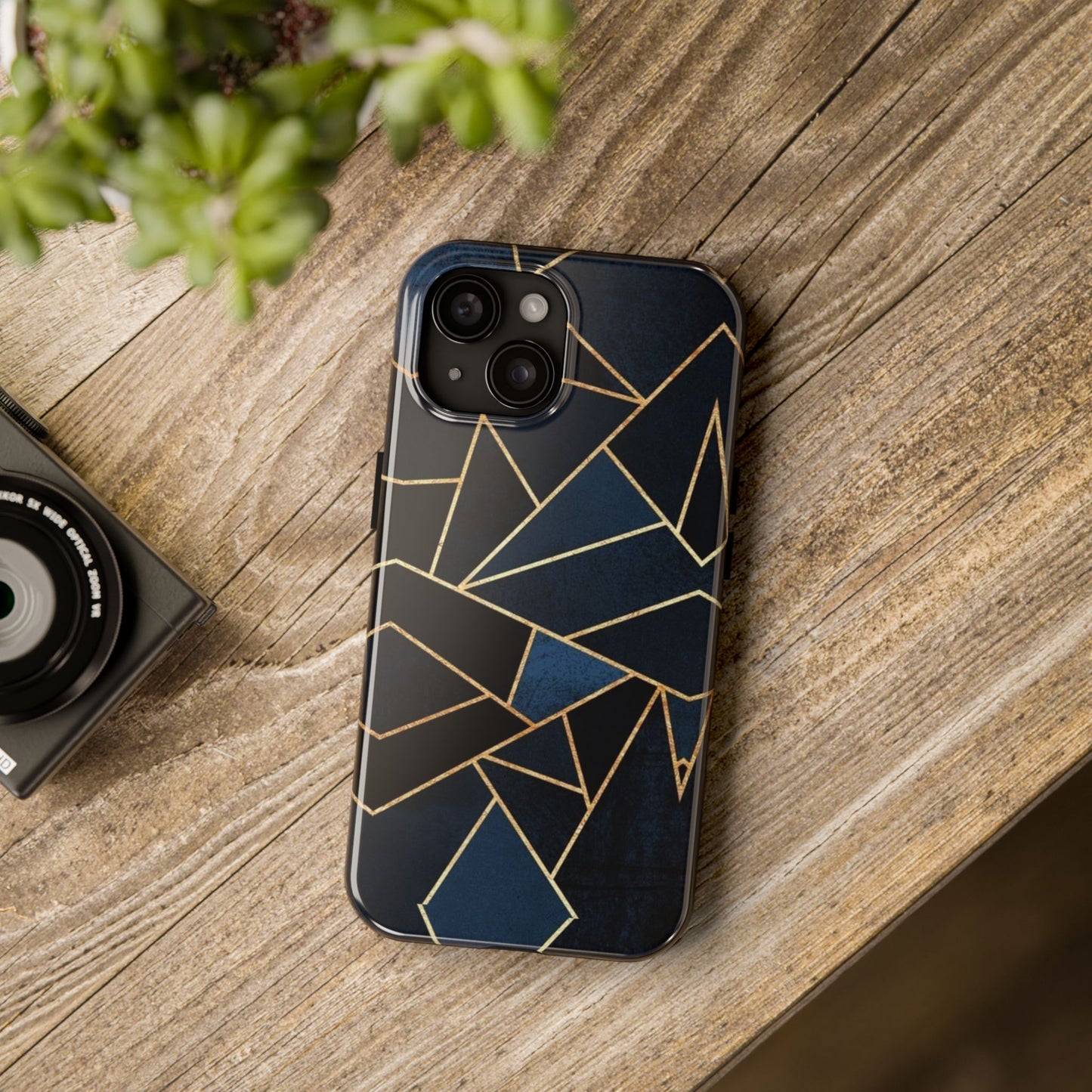 Midnight Geometrics Pattern Phone Case