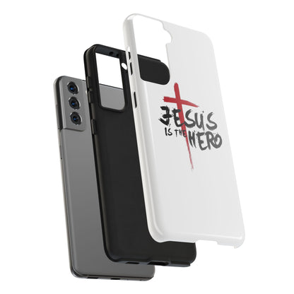 Jesus Is The Hero Phone Case