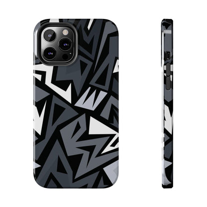 Abstract Black Pattern Phone Case