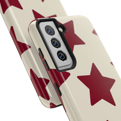 Stellar Red Pattern Phone Case