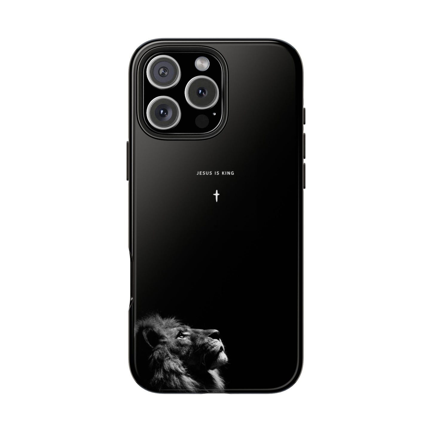 Jesus is King Lion Phone Case