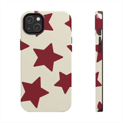 Stellar Red Pattern Phone Case