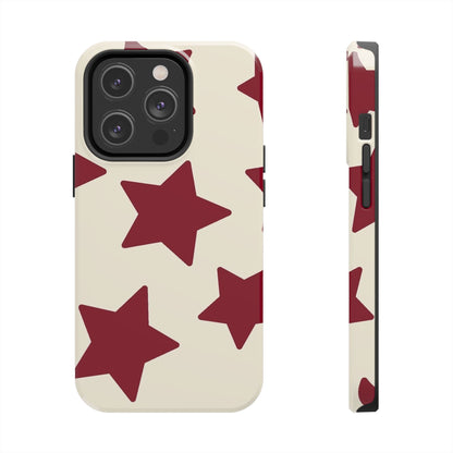 Stellar Red Pattern Phone Case