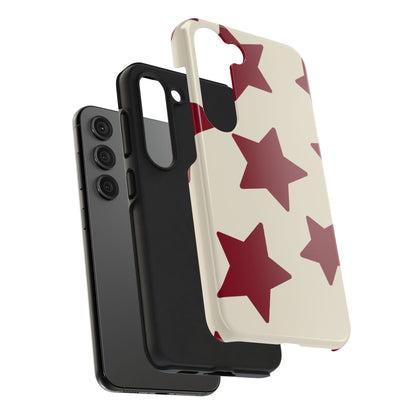 Stellar Red Pattern Phone Case