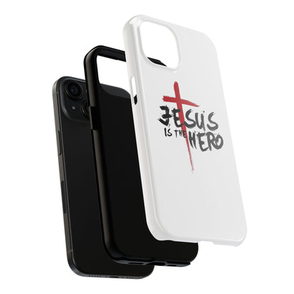 Jesus Is The Hero Phone Case