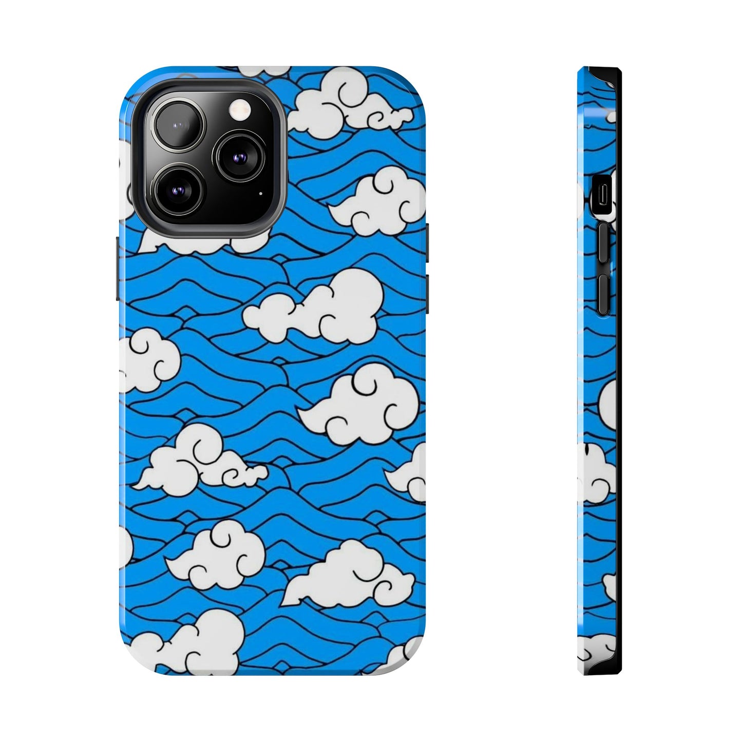 Cartoon Clouds Pattern Phone Case