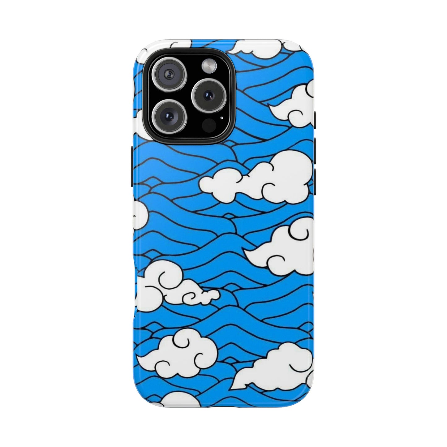 Cartoon Clouds Pattern Phone Case