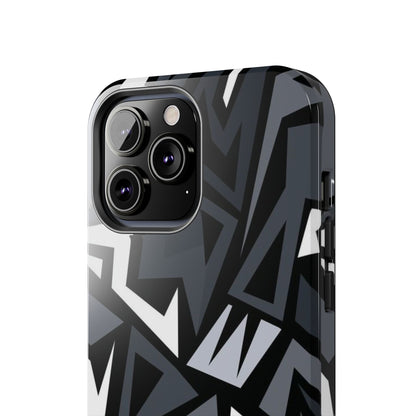 Abstract Black Pattern Phone Case