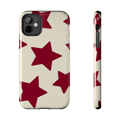Stellar Red Pattern Phone Case