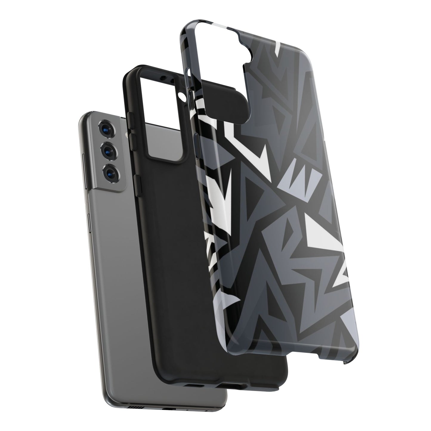 Abstract Black Pattern Phone Case