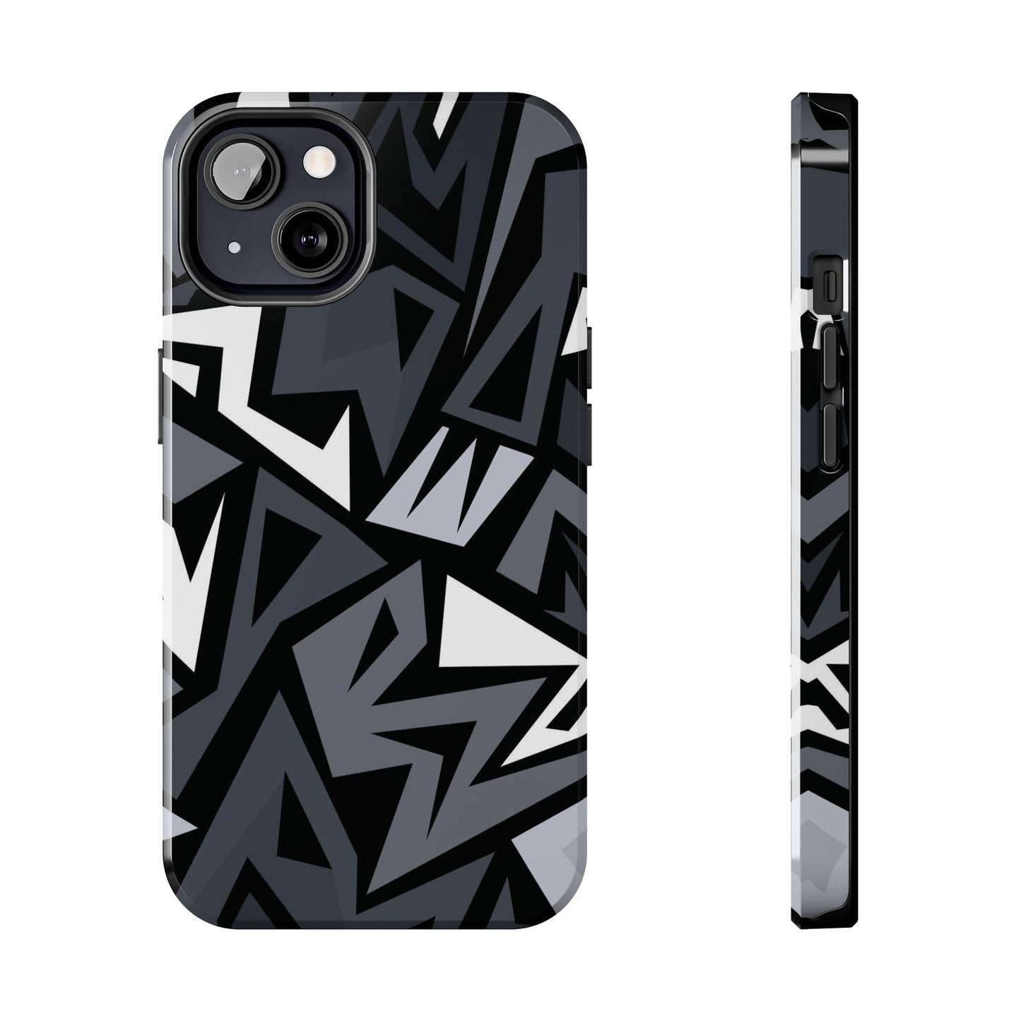 Abstract Black Pattern Phone Case