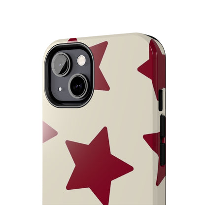Stellar Red Pattern Phone Case