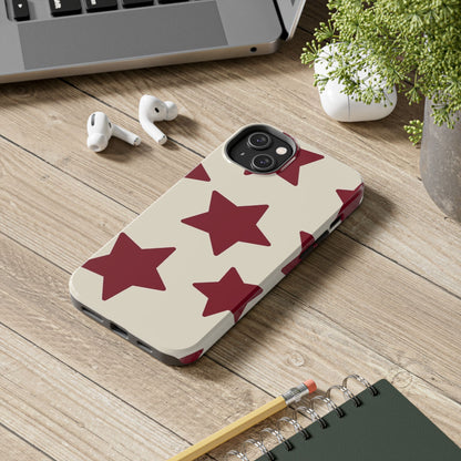 Stellar Red Pattern Phone Case