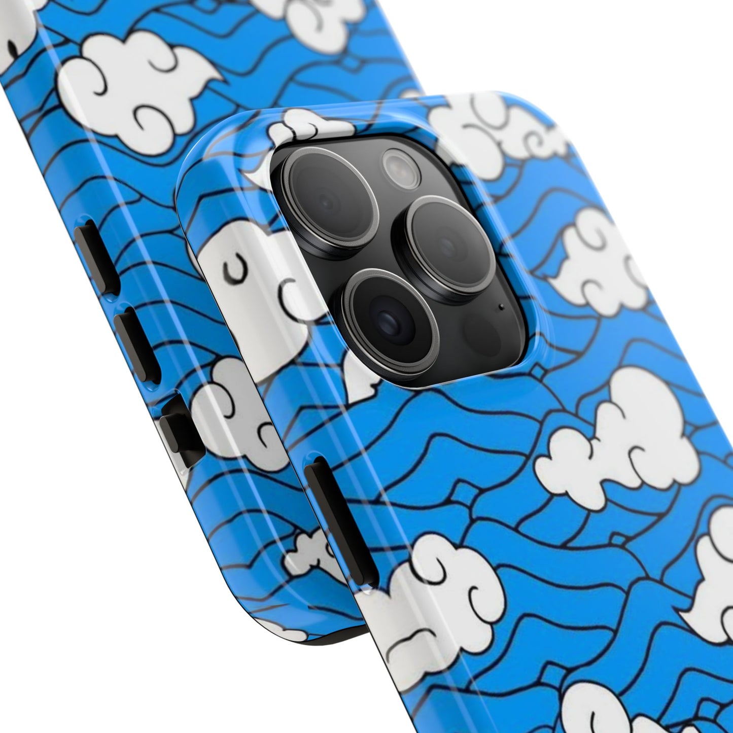 Cartoon Clouds Pattern Phone Case