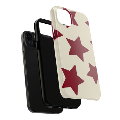 Stellar Red Pattern Phone Case