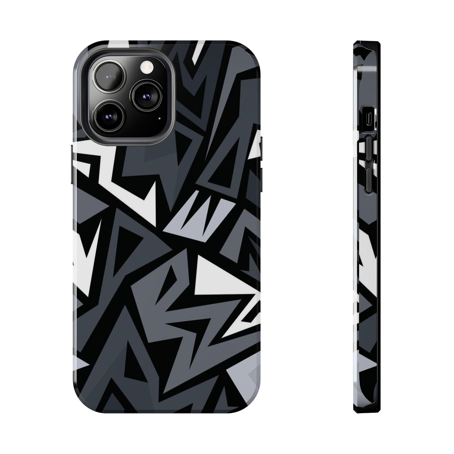 Abstract Black Pattern Phone Case