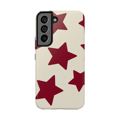 Stellar Red Pattern Phone Case