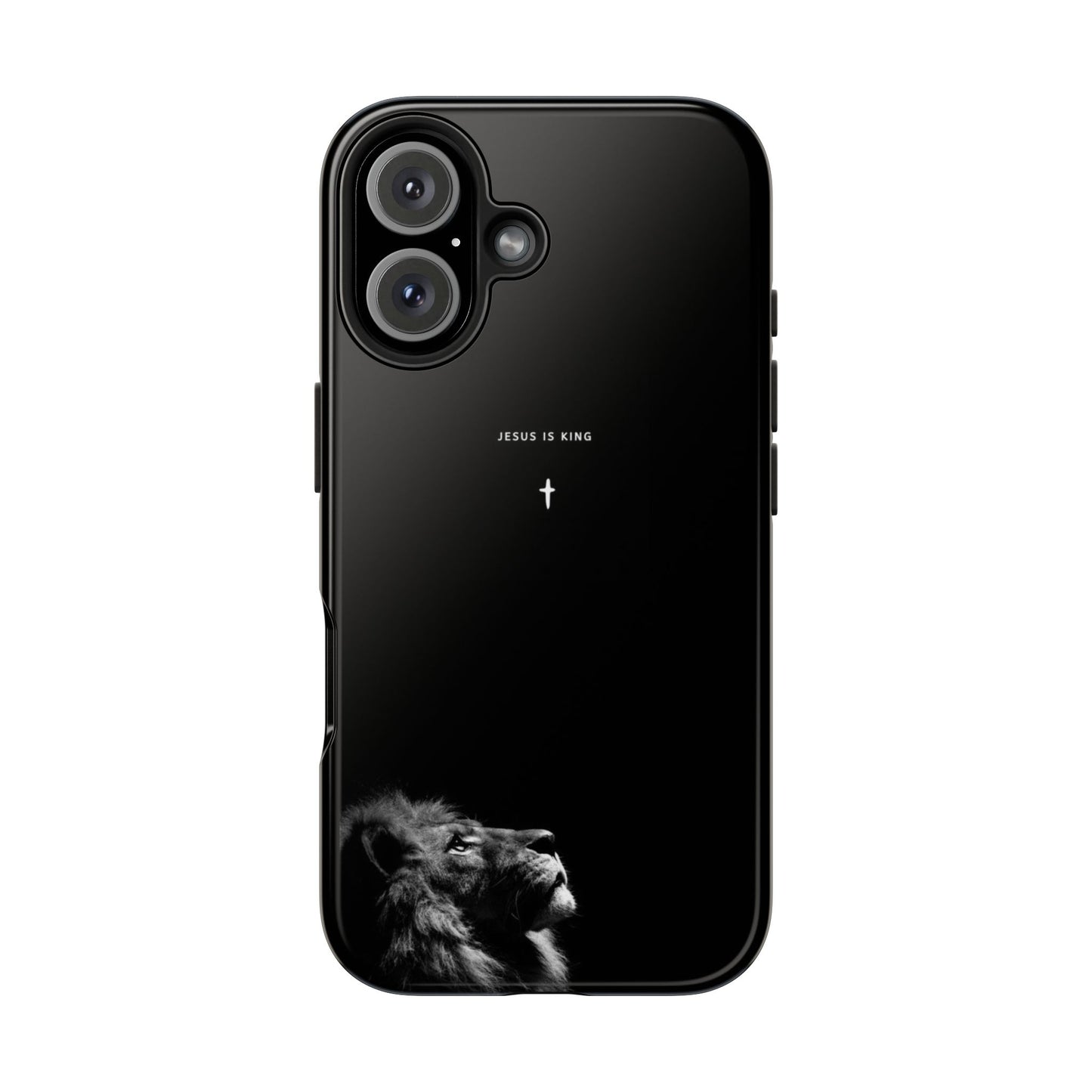 Jesus is King Lion Phone Case