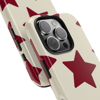 Stellar Red Pattern Phone Case