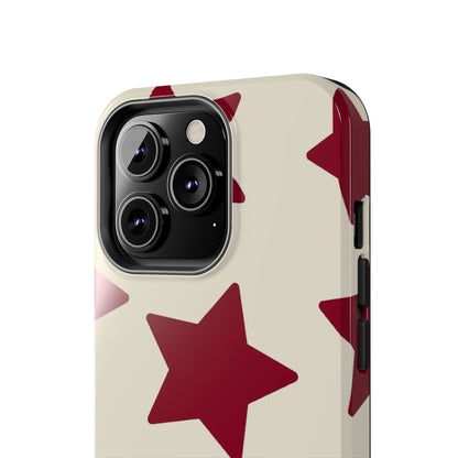 Stellar Red Pattern Phone Case
