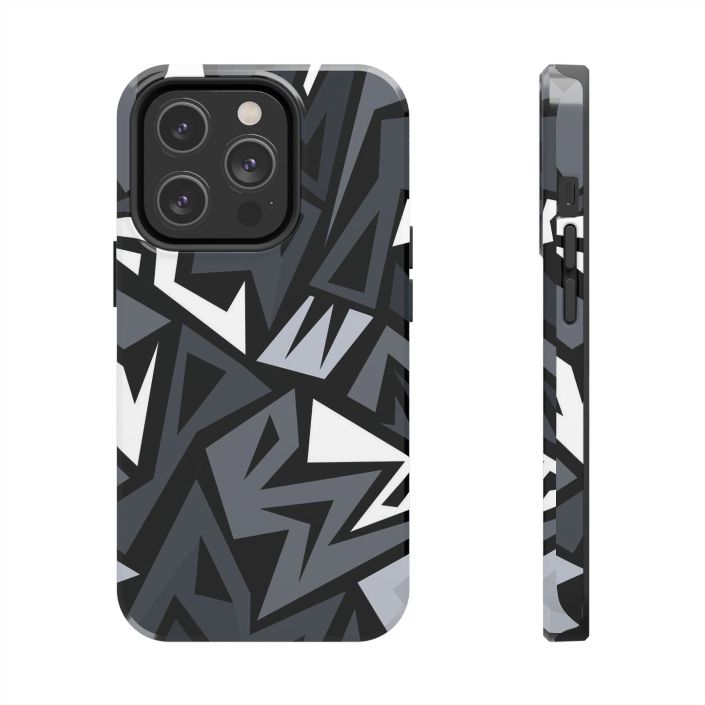 Abstract Black Pattern Phone Case